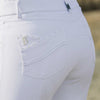 B Vertigo Olivia Silicone Full Seat Breeches WHITE