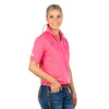 Hitchley and Harrow Loose Fit Polo Shirt HOT PINK