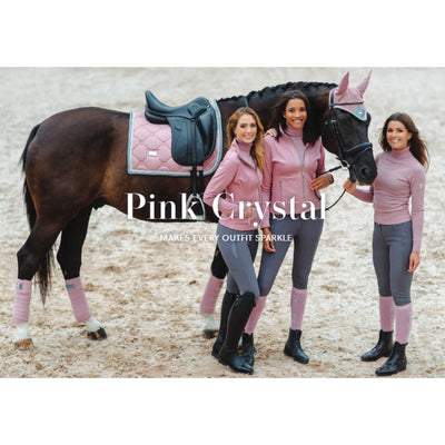 Equestrian Stockholm Dressage Saddle Pad PINK CRYSTAL