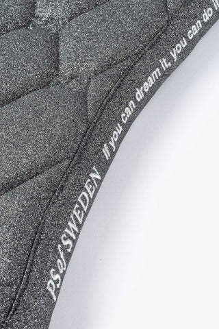 PS of Sweden Stardust Dressage Saddle Pad GUN METAL