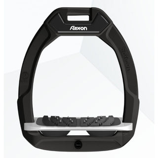 Flex-On SAFE ON Safety Stirrups Inclined Ultra Grip BLACK/GREY/BLACK