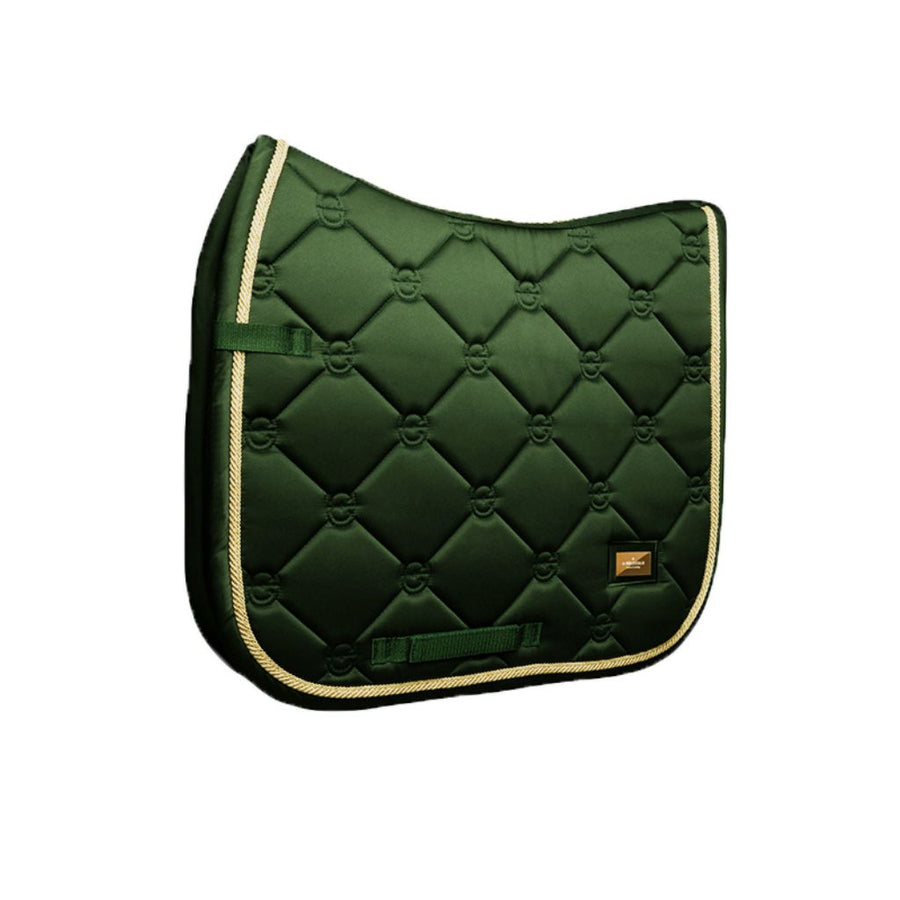 Equestrian Stockholm Dressage Saddle Pad Forest Green COB