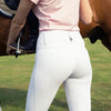 B Vertigo Tiffany High Waisted Silicone Full Seat Breeches Navy