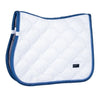 Equestrian Stockholm Jump-All Purpose Saddle Pad White-Blue Meadow