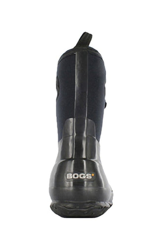 Bogs Classic Mid Handle Top Ladies Gumboots BLACK