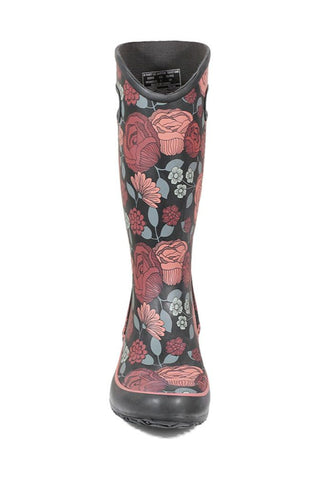 Bogs Le Jardin Handle Ladies Rainboots RED