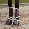 Equestrian Stockholm Fleece Lined Brushing Boots Orchid Bloom