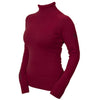 Equestrian Stockholm Knitted Polo Neck Jumper Bordeaux