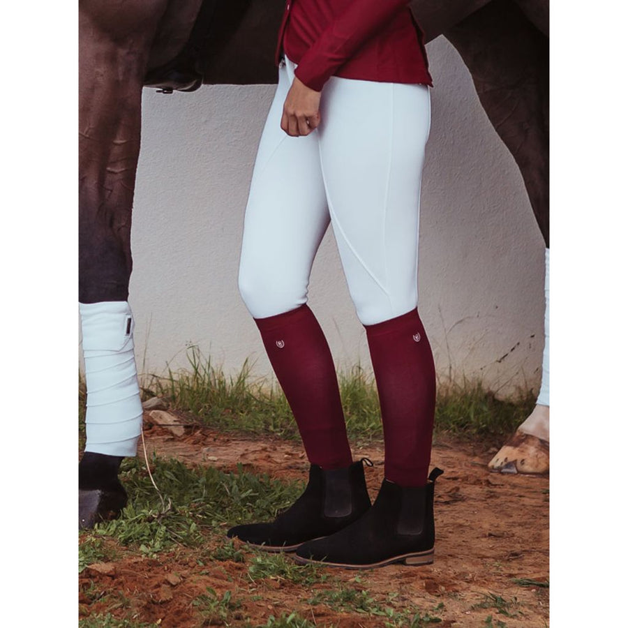 Equestrian Stockholm Socks BORDEAUX