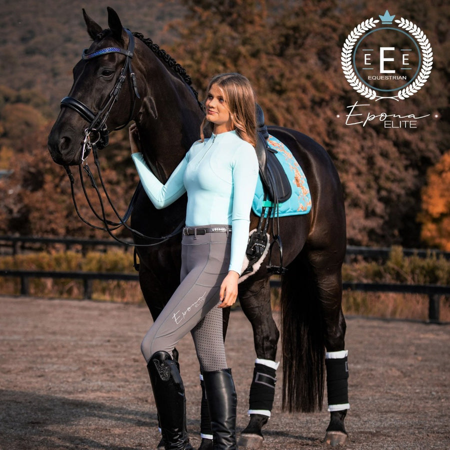 Epona Elite Ella Ladies Long Sleeve Baselayer PASTEL MINT