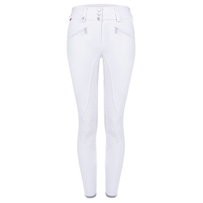 Cavallo Caja Hi Waist Ladies Competition Breeches WHITE