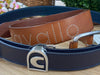 Cavallo Tracy Italian Leather Belt with Nailhead Detail