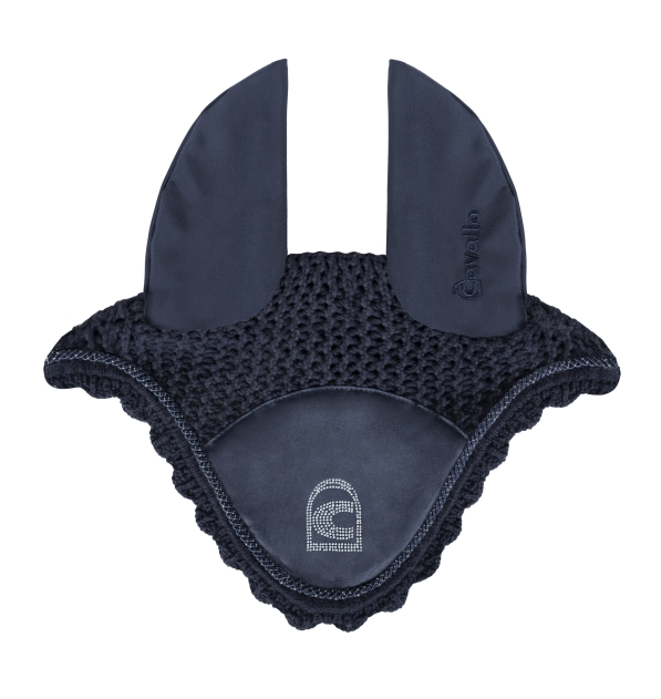 Cavallo Helima Bonnet with Crystal Detail NAVY