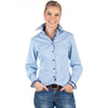 Hitchley and Harrow Ladies Fitted Shirt SKY BLUE