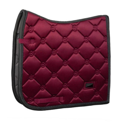 Equestrian Stockholm Dressage Saddle Pad Dark Bordeaux