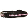 Equestrian Stockholm Crystal Dog Collar ALL IN PINK