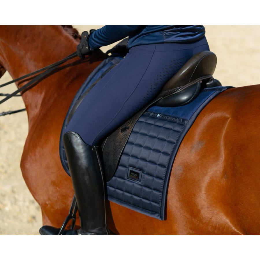 Equestrian Stockholm Dressage Saddle Pad Sportive Navy