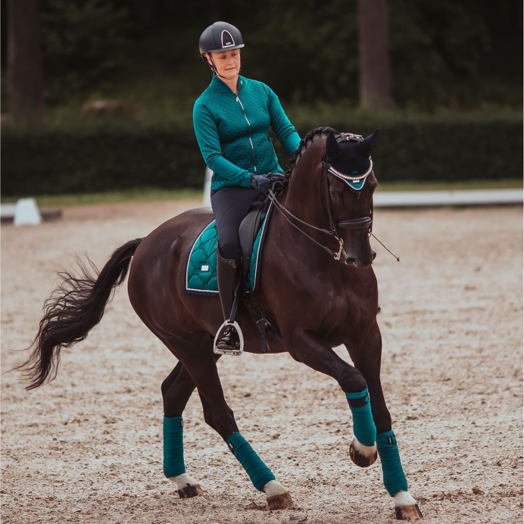 Equestrian stockholm saddle pad sale cheap
