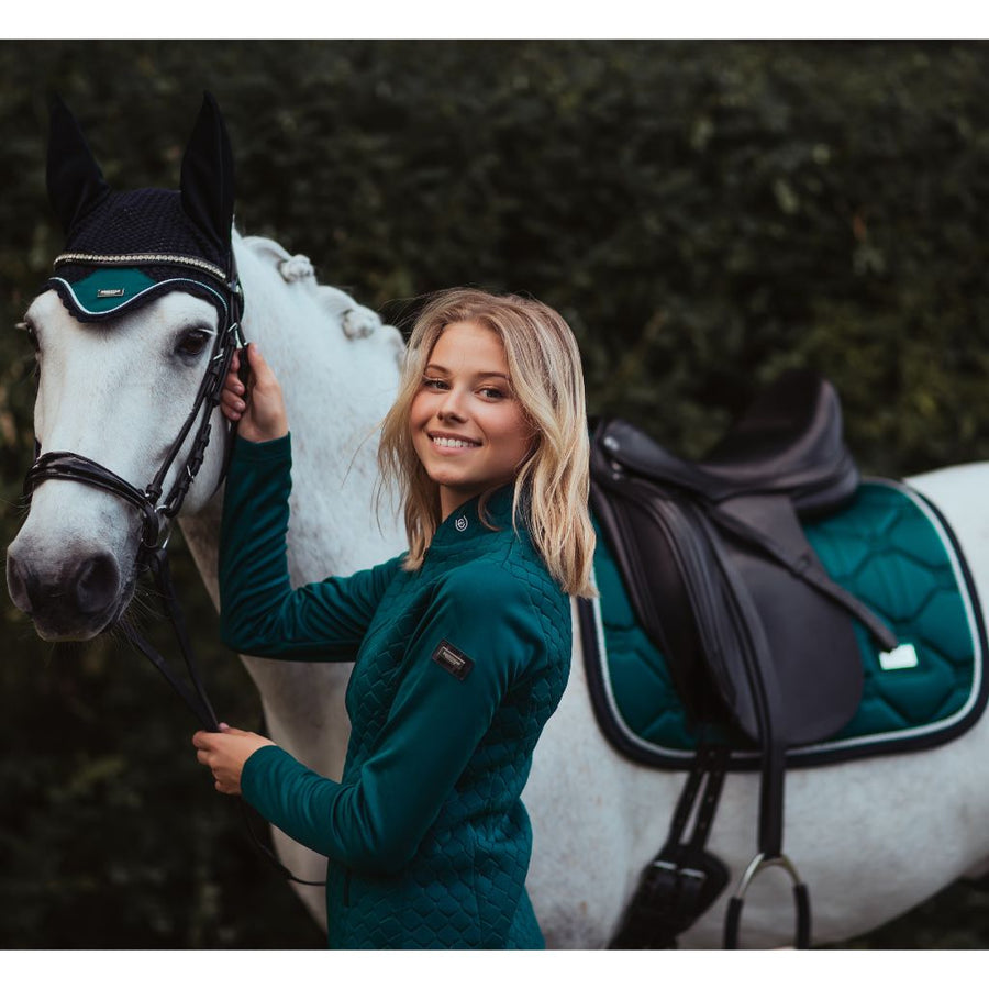 Equestrian Stockholm Bonnet EMERALD