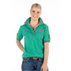 Hitchley and Harrow Loose Fit Polo Shirt EMERALD