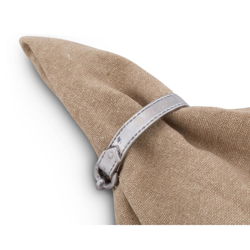 Equestrian Set of 4 Horse Bit Napkin Rings - Horse in the Box