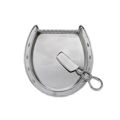 Equestrian Horse Shoe Plate with Spreader