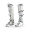 Equestrian Pewter Riding Boot Salt and Pepper Set