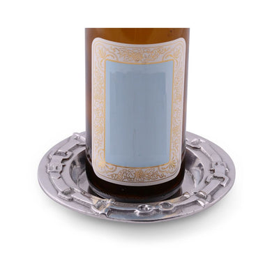 Equestrian Wine Coaster and Stopper Set with Bit Detail
