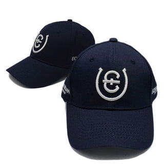 Equestrian Stockholm Cotton Cap NAVY-SILVER