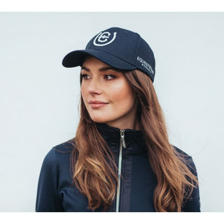 Equestrian Stockholm Cotton Cap NAVY-SILVER