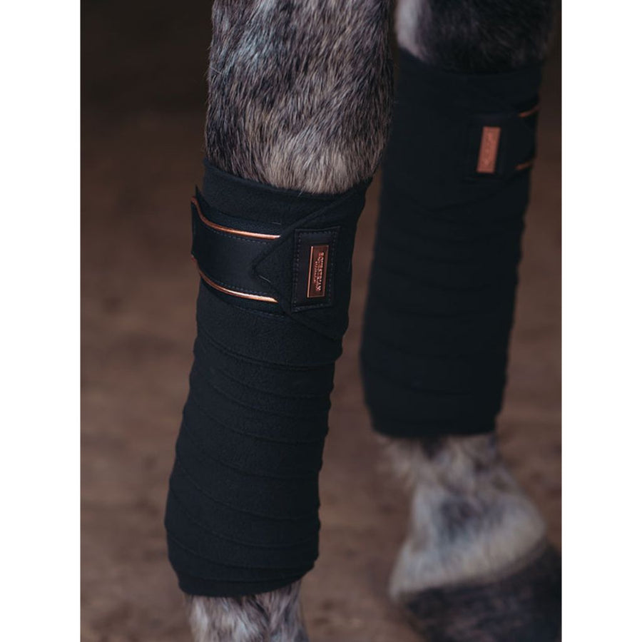 Equestrian Stockholm Fleece Bandages Dark Sky