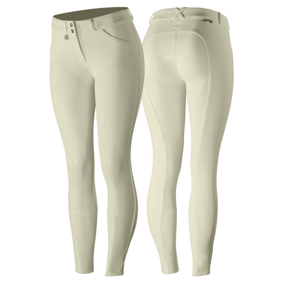 Horze Grand Prix Silicone Full Seat Breeches CREAM