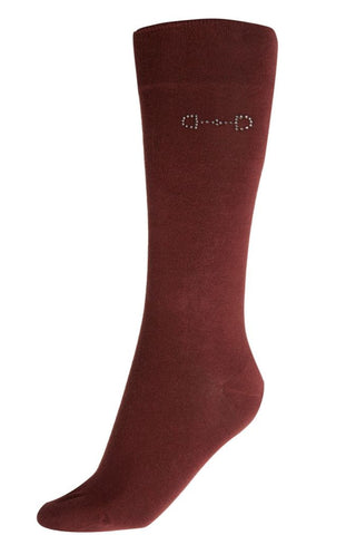 Horze Crystal Bit Detail Riding Socks