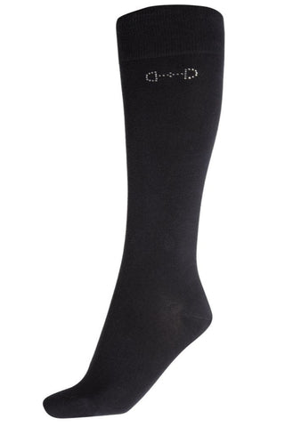 Horze Crystal Bit Detail Riding Socks