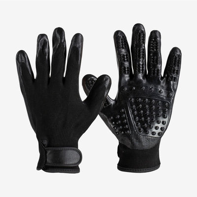 Horze Grooming Gloves Pair with Massage Nodules