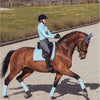 Equestrian Stockholm Dressage Saddle Pad Ice Blue