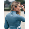 Equesatrian Stockholm Imperia Long Sleeved Top Stone Blue