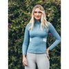Equesatrian Stockholm Imperia Long Sleeved Top Stone Blue