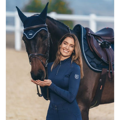 Equestrian Stockholm UV Protection Long Sleeved Top MIDNIGHT BLUE