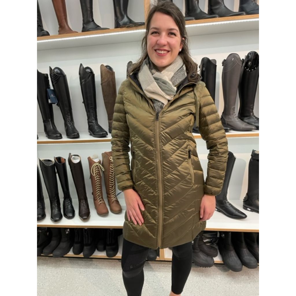 Reversible down coat outlet