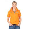 Hitchley and Harrow Loose Fit Polo Shirt ORANGE