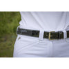 Penelope Pearlog Leather Belt with Beaded Detail