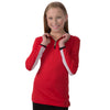 Kastel Denmark Charlotte Long Sleeve Kids SPF Shirt Red/Navy LARGE ONLY