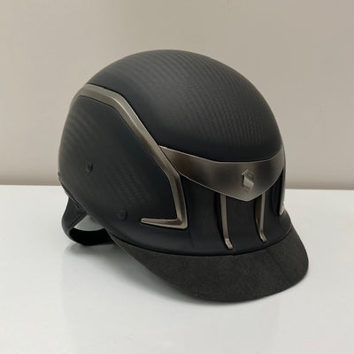Samshield XJ Carbon Matt Helmet with Titanium and Chrome Trim