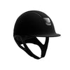 Samshield Shadow Matt Helmet with Black Chrome Trim BLACK