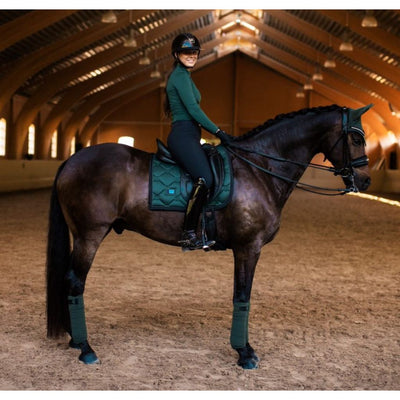 Equestrian Stockholm Dressage Saddle Pad Sycamore Green