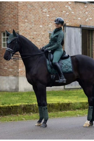 Equestrian Stockholm Dressage Saddle Pad Sycamore Green