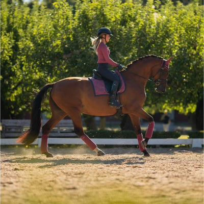 Equestrian Stockholm Dressage Saddle Pad TIMELESS ROSE