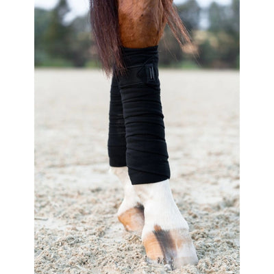 Equestrian Stockholm Fleece Bandages Set of 4 TOTAL ECLIPSE