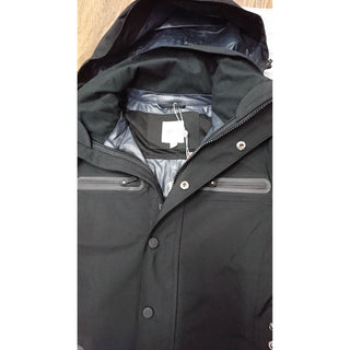 UHIP Mid Length Water Repellent Trench Coat BLACK